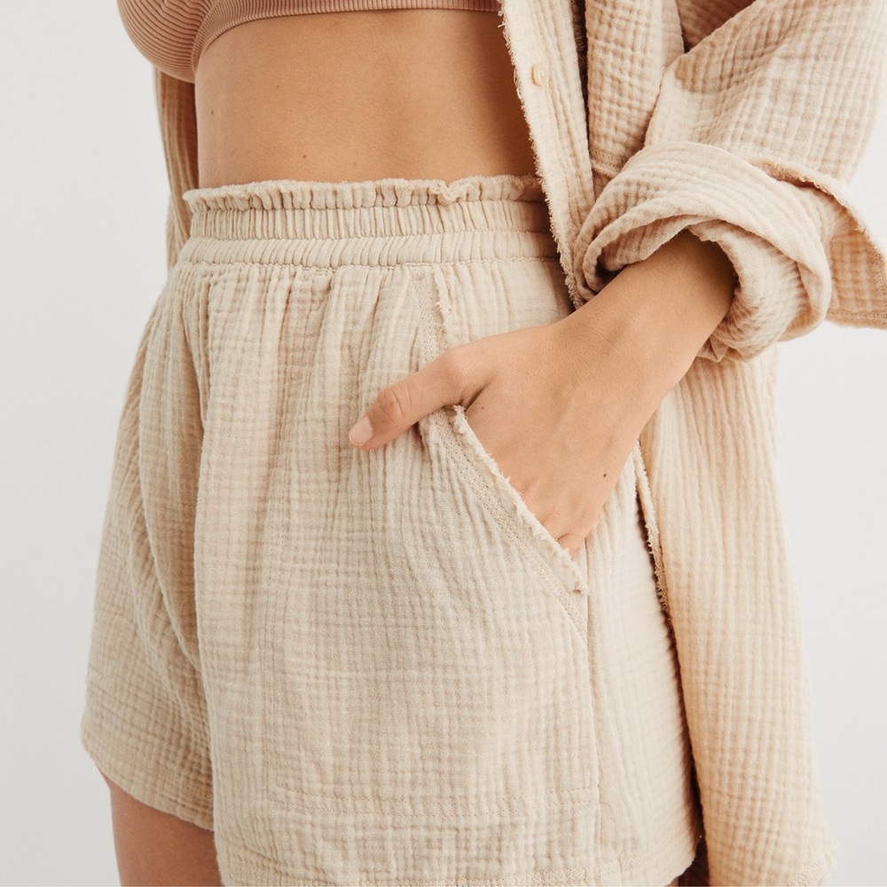 Aerie High Waisted Pool-To-Party Shorts